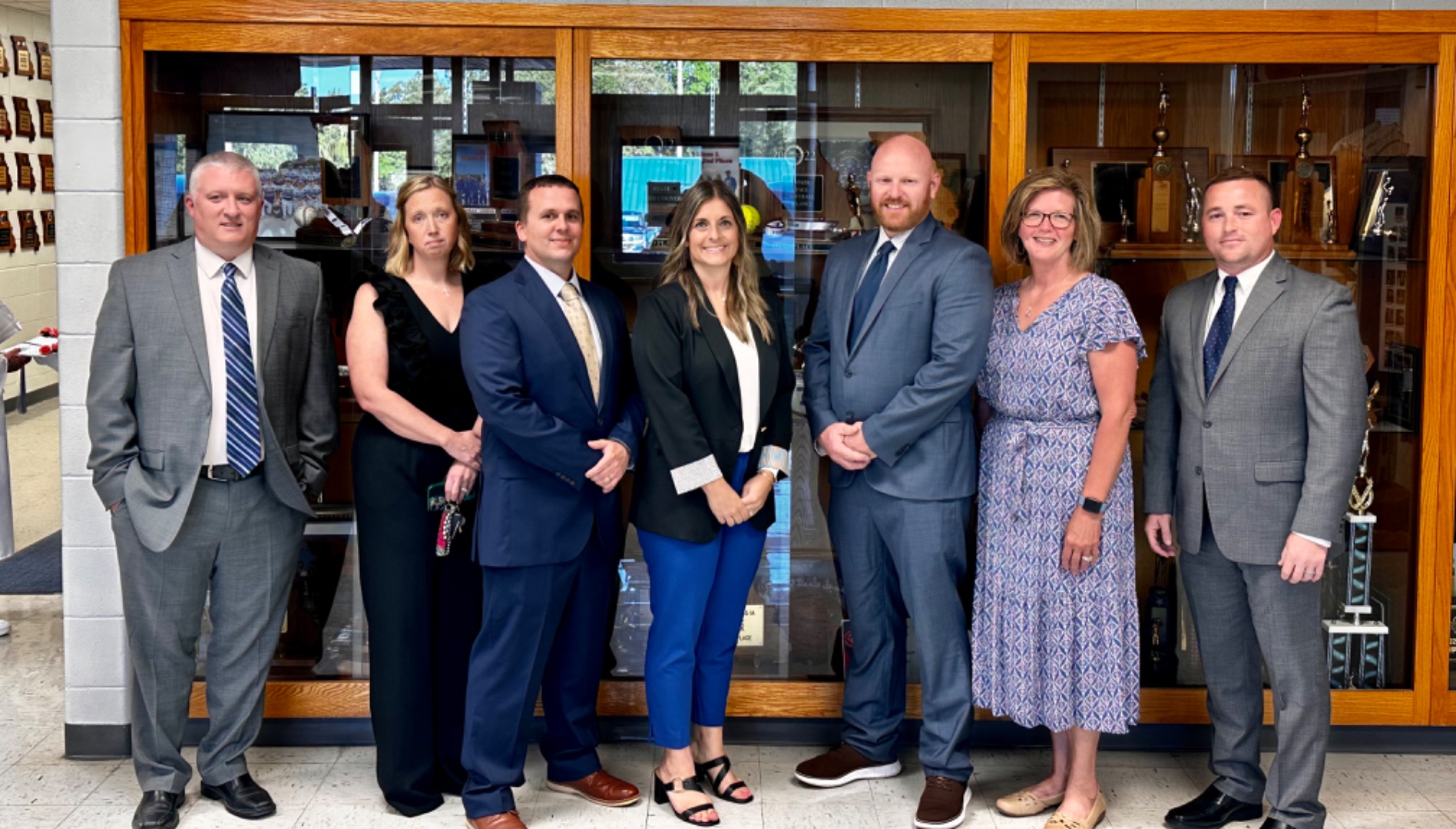 Board members left to right - Ritchie Jenkins; Jenifer Seaver; Adam Weber; Christina Wood; Stephen Schneiders; Renee Bungart; Kent Shikles